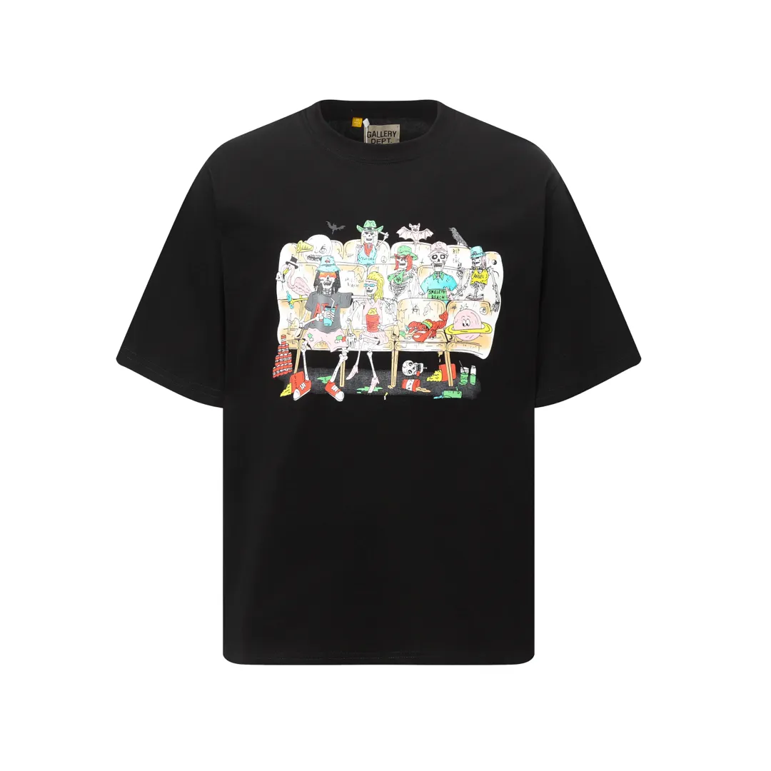 GALLERY.DEPT new short-sleeved model number: 3299P110 color: black apricot code number: S M L XL